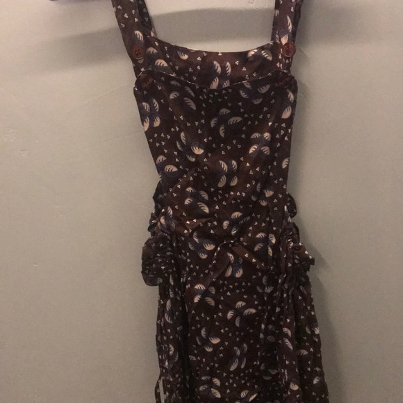 Unique Brown overall dress size small - Picture 4 of 4